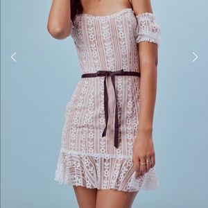 NWT For Love and Lemons Dakota Mini Dress
